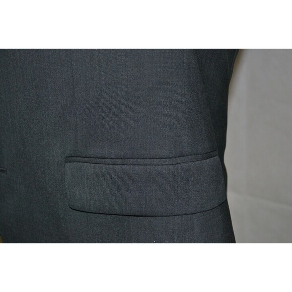 Banana Republic Blazer Mens 42R Gray Marzotto Wool Sport Coat 2 Button Jacket - Picture 9 of 16